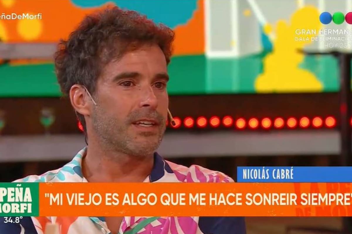 Nicolás Cabré recordó a su papá en un diálogo íntimo con Jey Mammon y no evitó emocionarse