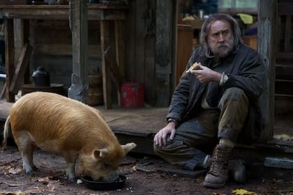 En 'Pig', Nicolas Cage pierde al único ser vivo que no dejó atrás: su cerdo