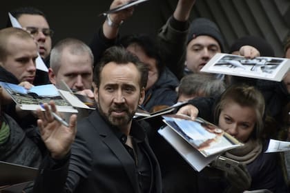 Nicolas Cage en 2013 en el Festival de Berlín