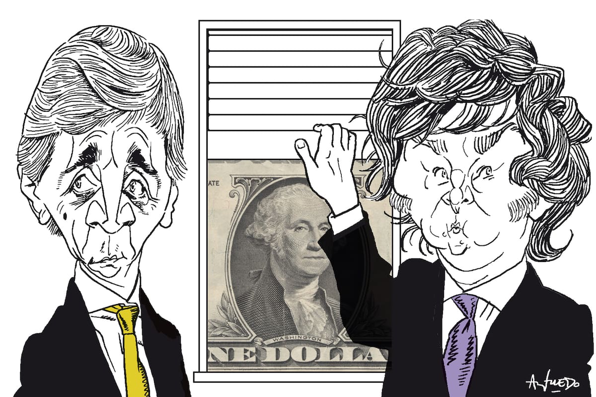 Nicolás Caputo y Javier Milei