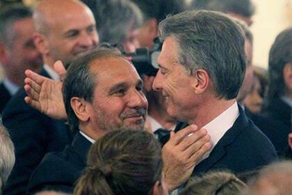 Nicolás Caputo y Mauricio Macri