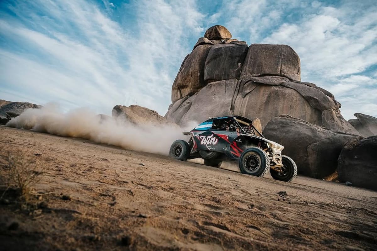 Nicolás Cavigliasso y Valentina Pertegarini, el binomio argentino que lidera en la categoría Challenger en el inicio del Rally Dakar