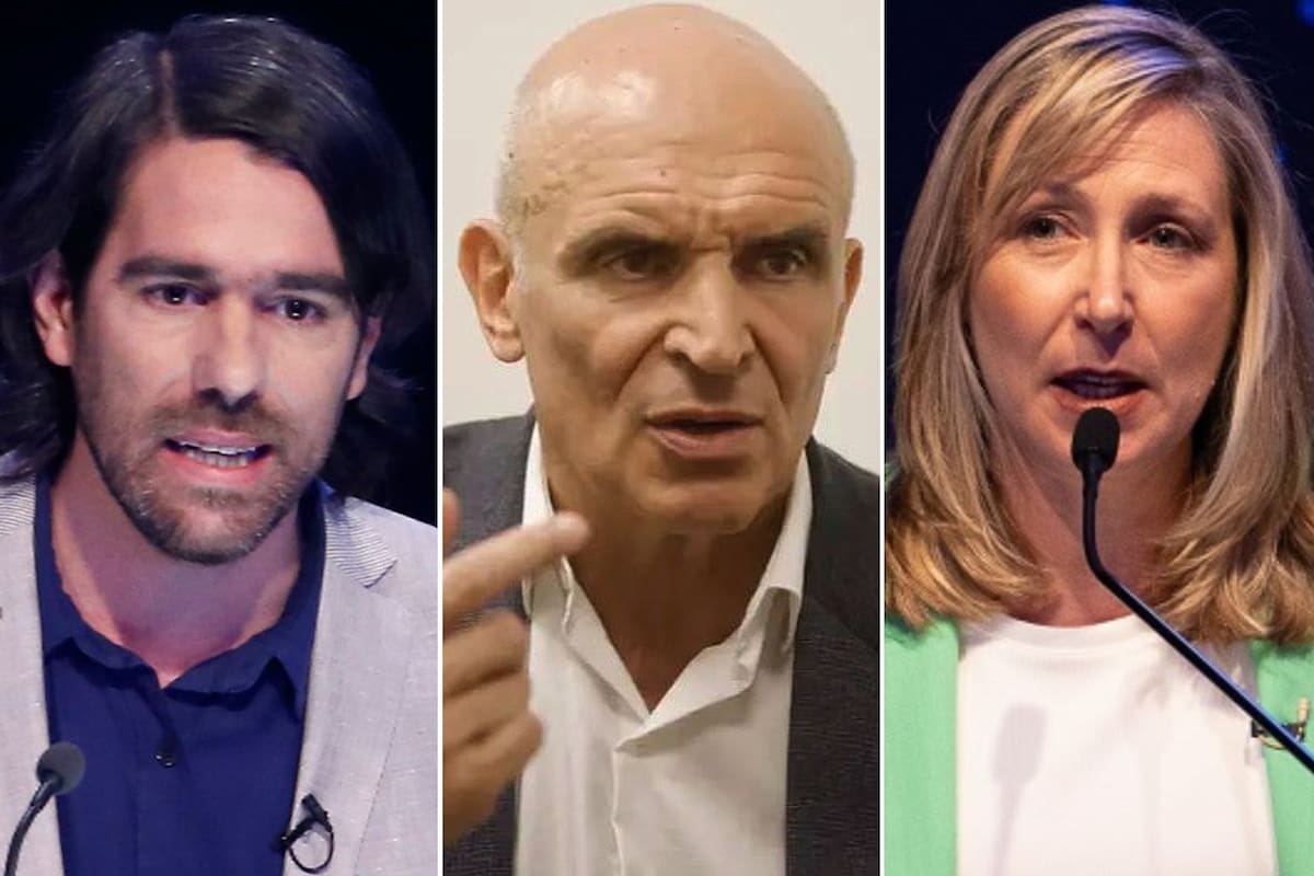 Nicolás Del Caño, José Luis Espert y Myriam Bregman