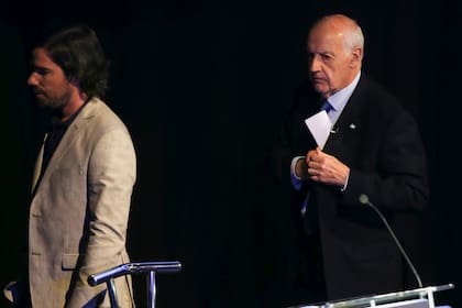 Nicolás del Caño y Roberto Lavagna