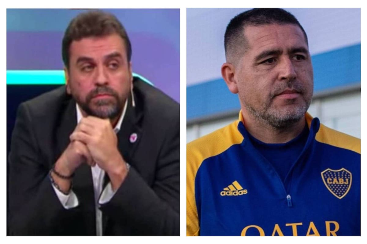 Nicolás Distasio y Juan Román Riquelme