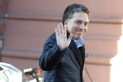 Nicolás Dujovne llegando a la Casa Rosada