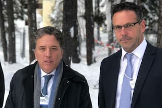 Dólar, inflación y crecimiento: las definiciones de Sandleris y Dujovne en Davos