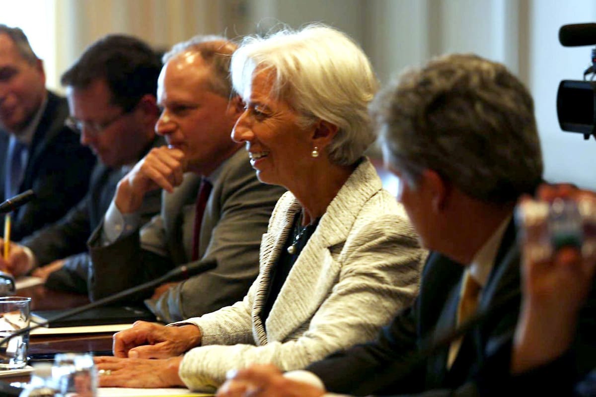 Nicolas Dujovne y Christine Lagarde reunidos en Washington