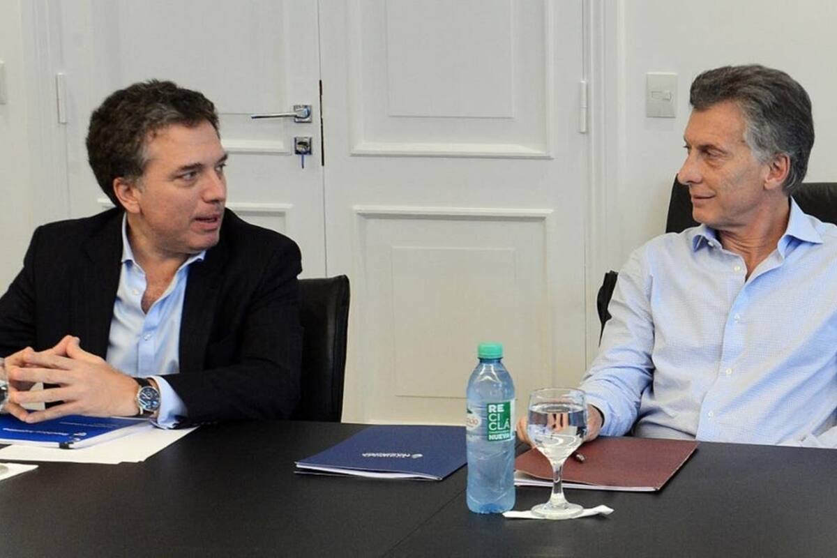 Nicolás Dujovne y Mauricio Macri