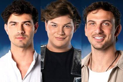 Nicolás, Emma y Bautista, los tres finalistas de Gran Hermano Argentina