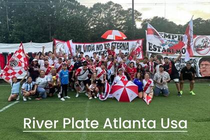 Nicolás es uno de los encargados de la filial de River Plate en Atlanta