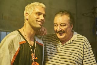 La emotiva foto que publicó Nico Furtado para despedir a Claudio Rissi, su compañero de "El marginal"