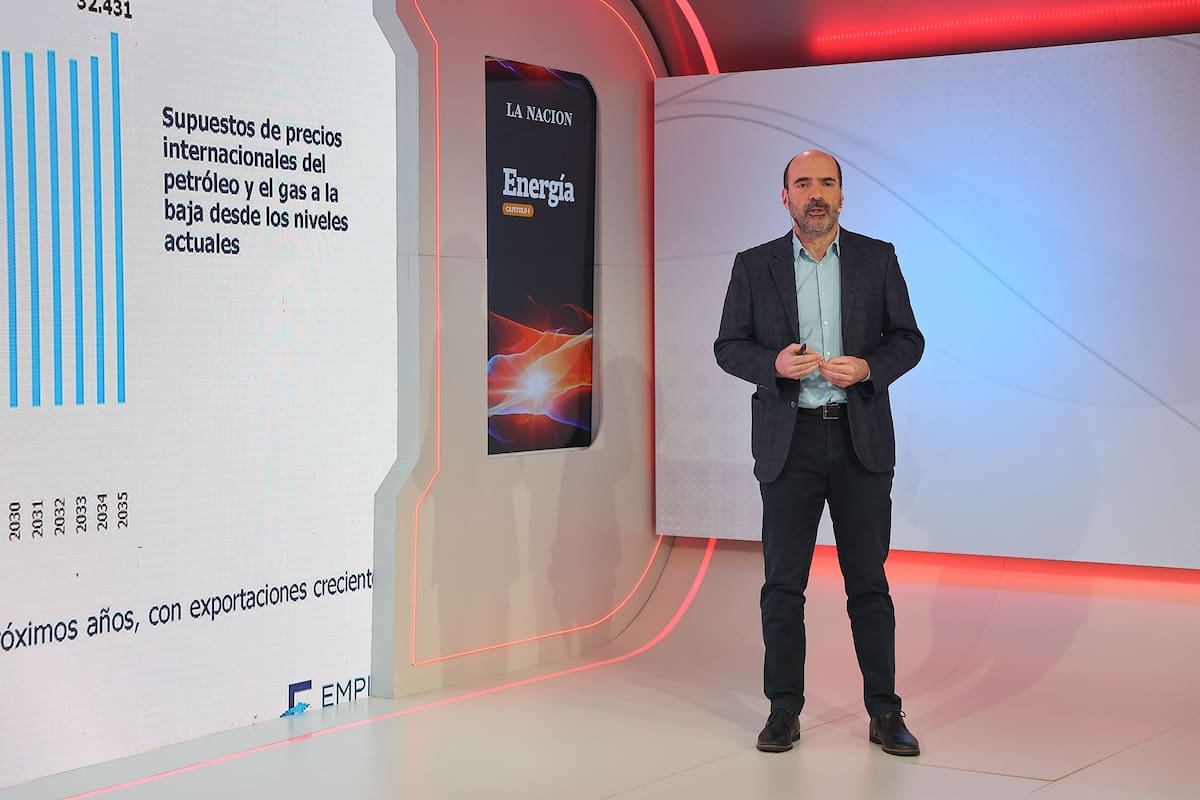 Nicolás Gadano, economista de Empiria Consultores, durante el evento de Energía