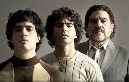 Nicolás Goldschmidt, Nazareno Casero y Juan Palomino son los que se ponen en la piel del campeón del mundo en México 86