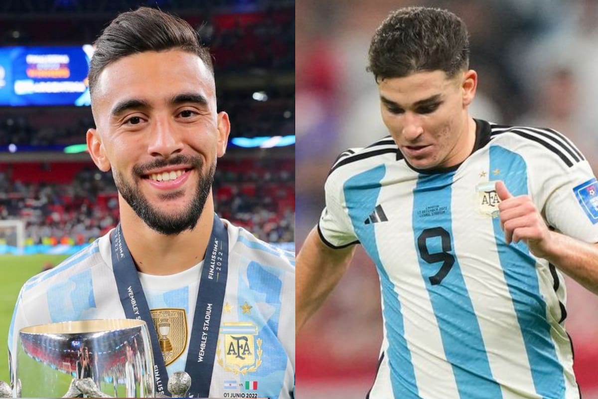 Nicolás González bancó a Julián Álvarez luego del doblete a Croacia y el triunfo de la Argentina
