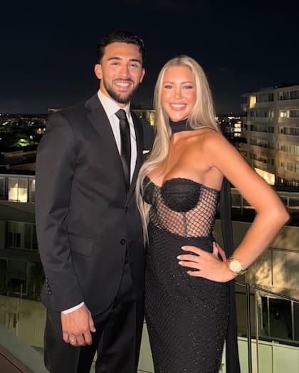 Nicolás González está en pareja con Ludmila Isabella
