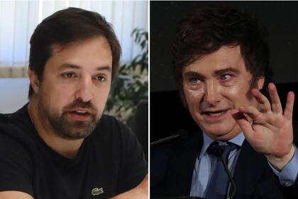 Nicolás Kreplak y Javier Milei