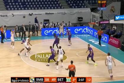 Nicolás Laprovittola, contra el Betis, tuvo una ráfaga espectacular en el triunfo de Real Madrid