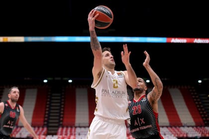 Nicolás Laprovittola fue una de las figuras del triunfo de Real Madrid sobre Olimpia Milan