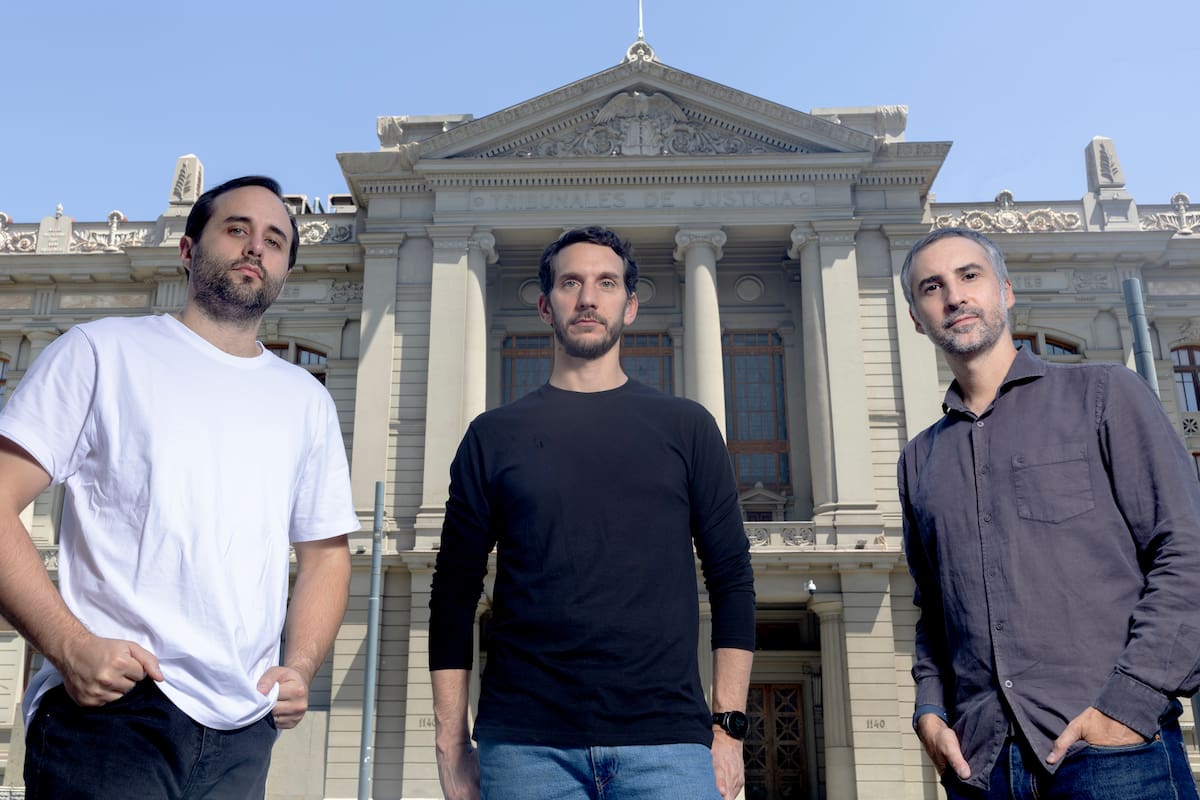 Nicolás López, Andrés Arellano y Andrés Rodríguez, fundadores de Magnar