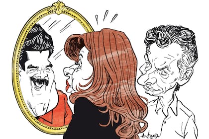 Nicolás Maduro, Cristina Kirchner y Mauricio Macri