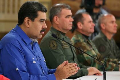 Nicolás Maduro desde el Palacio de Miraflores