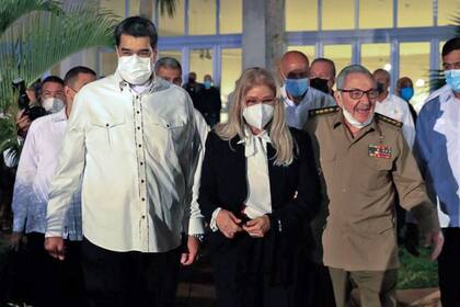 Nicolás Maduro estuvo con Raúl Castro y Miguel Díaz-Canel