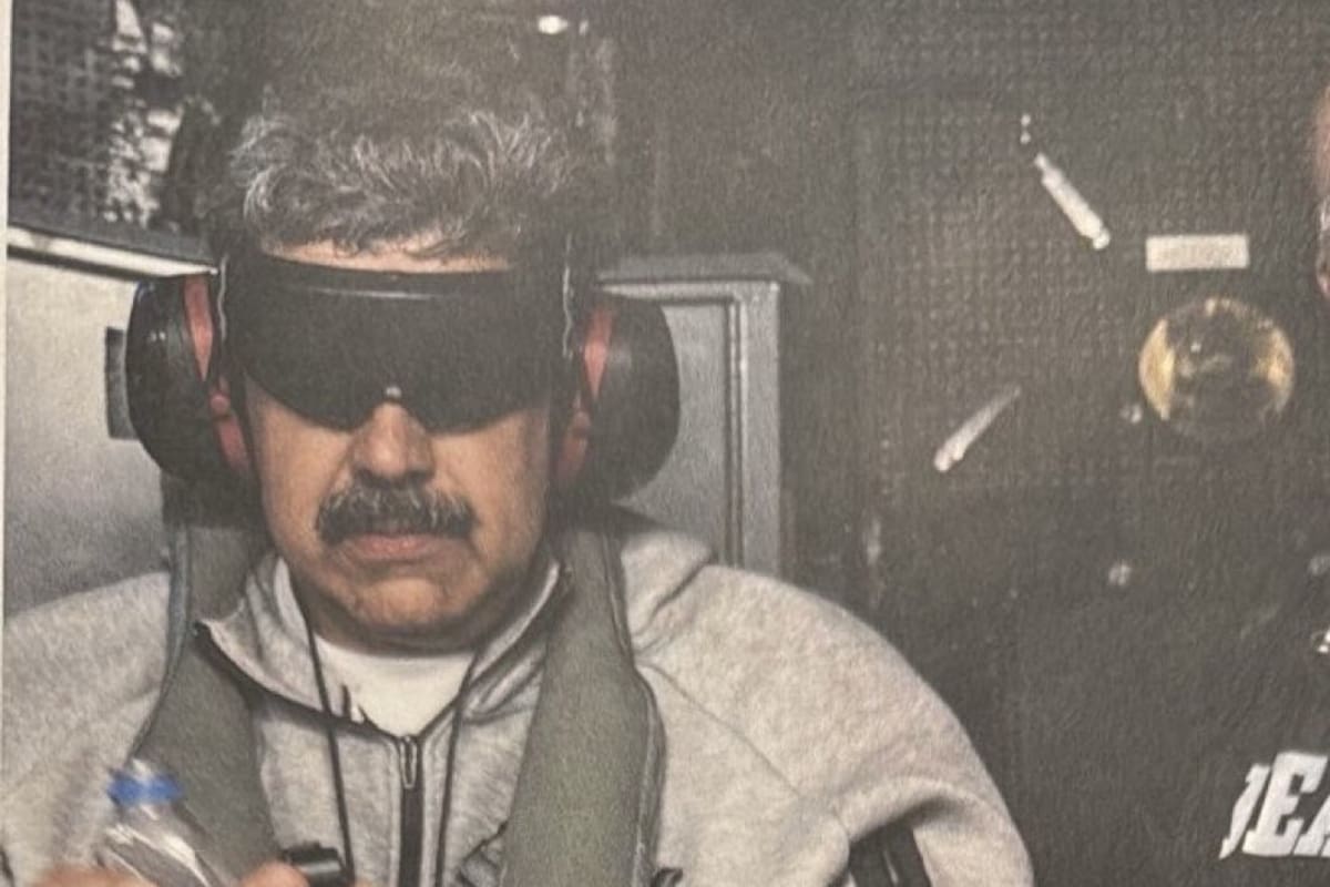 Nicolás Maduro, tras ser capturado