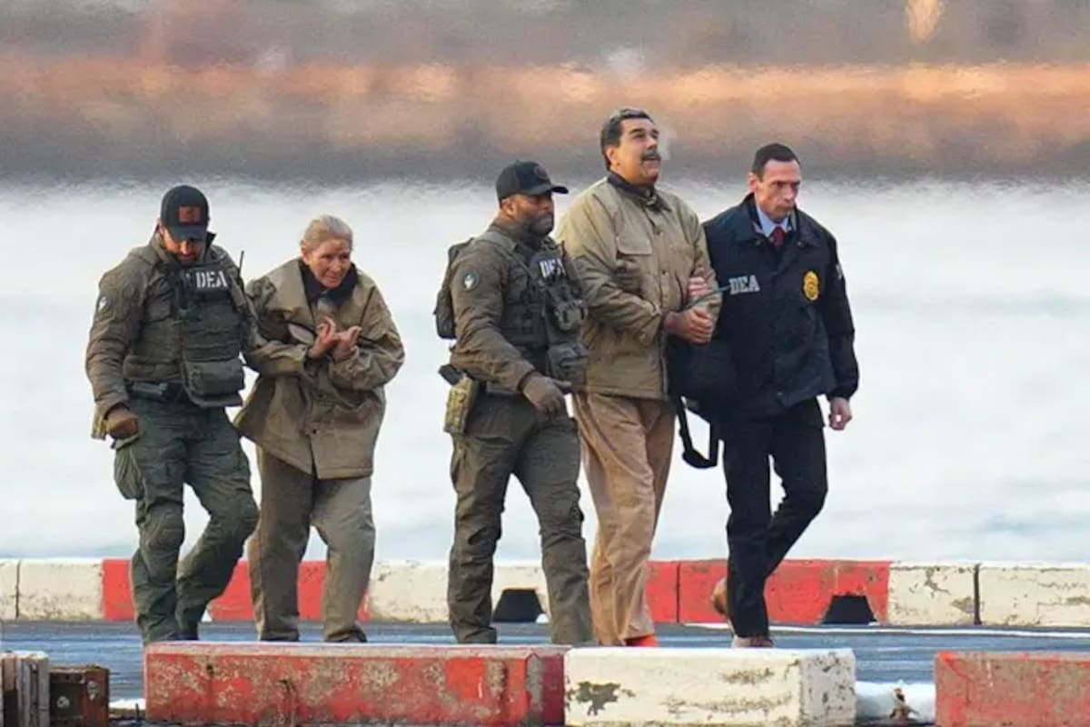 Nicolás Maduro y Cilia Flores fueron trasladados a Nueva York tras ser capturados en Caracas el 3 de enero