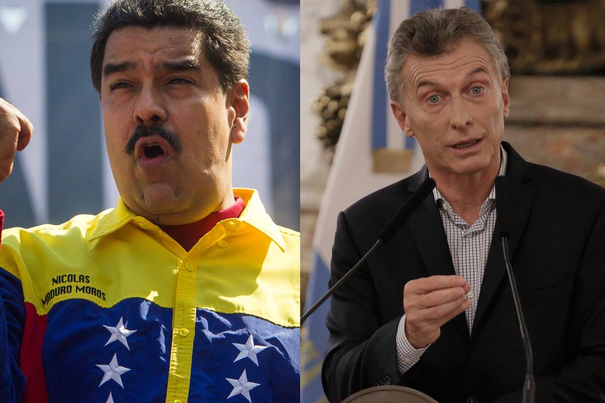 Nicolás Maduro y Mauricio Macri