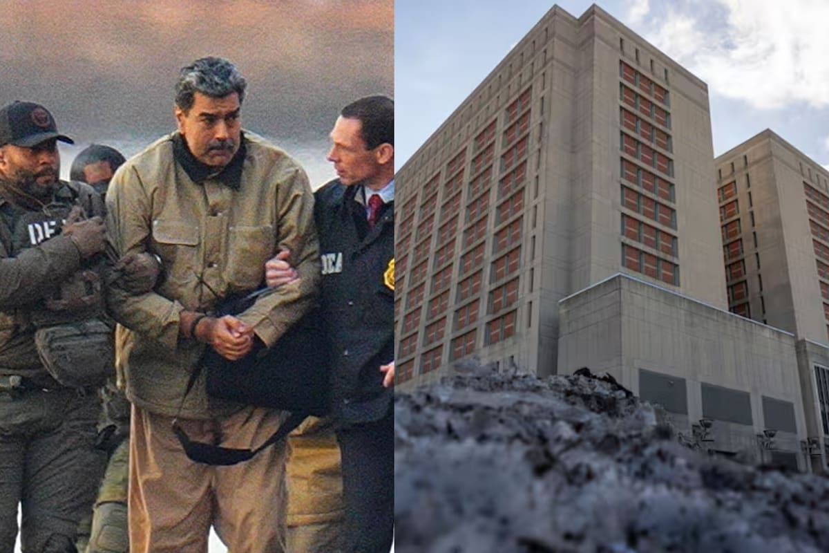 Nicolás Maduro, y su esposa, Cilia Flores, fueron trasladados al Centro de Detención Metropolitano de Brooklyn