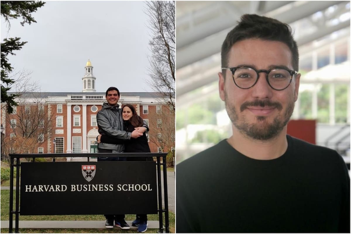 Nicolás Manes y Joaquín Tomé, argentinos estudiantes de la Universidad de Harvard