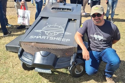 Nicolás Marinelli, ganador de una Medalla de Oro en el Premio Ternium Expoagro a la Innovación Agroindustrial