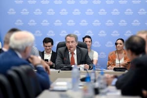 Nicolás Mayoraz, el presidente de la Comisión de Asuntos Constitucionales, este miércoles en Diputados