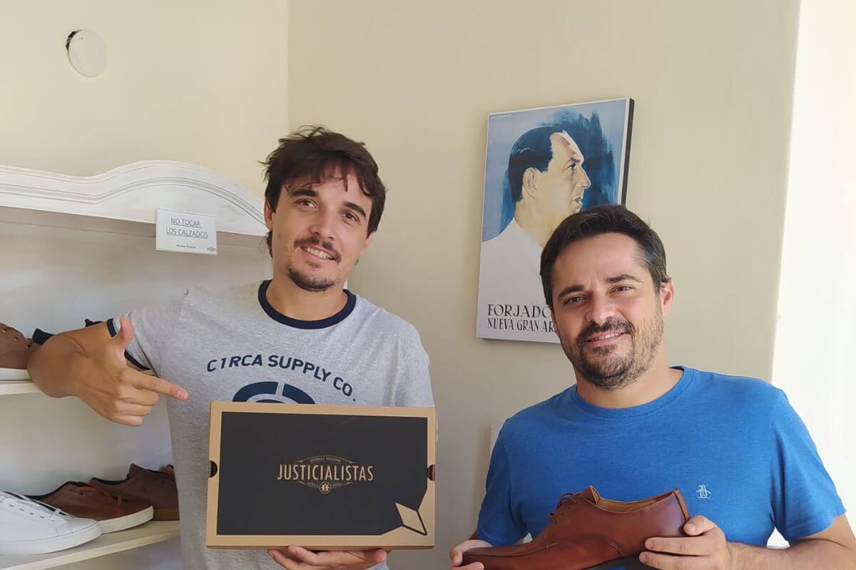 Nicolás Mendizábal y Germán Bolatti, creadores de la marca.