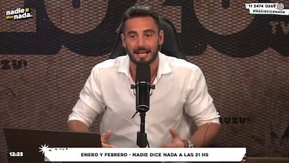 Nicolás Occhiato adelantó que su programa cambiará de horario en el verano