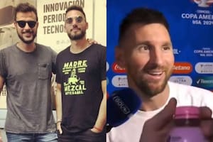 Nicolás Occhiato y Diego Leuco se cruzaron con Leo Messi tras el enfrentamiento de Argentina con Chile en Copa América