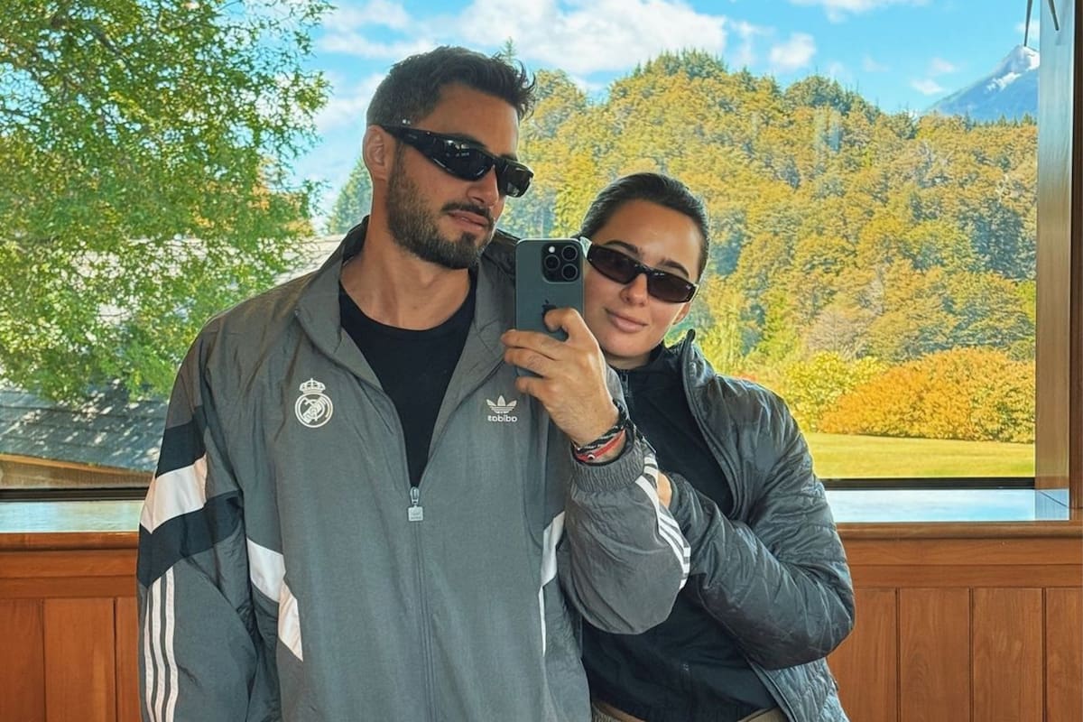 Nicolás Occhiato y Flor Jazmín Peña disfrutaron de unos días de vacaciones en Neuquén