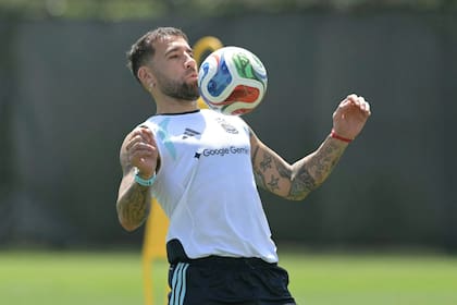 Nicolás Otamendi convirtió el único gol de la selección argentina en la derrota por 6 a 1 ante España en 2018