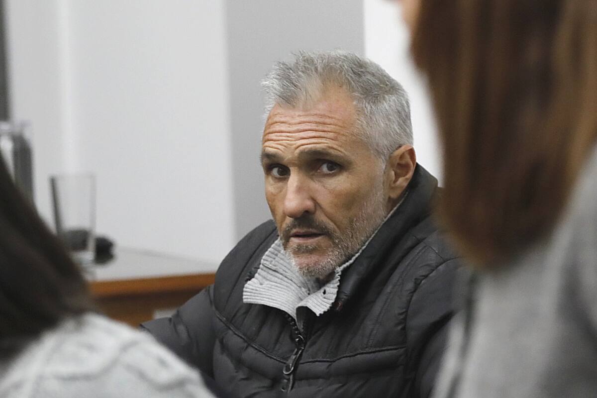 Nicolás Pachelo, en la sala de audiencias