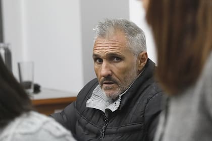 Nicolás Pachelo, en la sala de audiencias