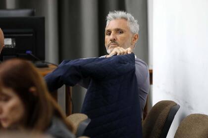 Nicolás Pachelo en una de las audiencias del juicio por el homicidio de María Marta García Belsunce