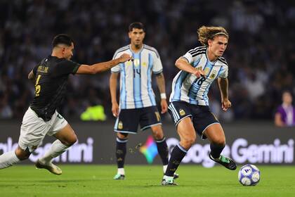 Nicolás Paz fue el más destacado entre los jóvenes en el 4-0 ante Bolivia; un jugador del riñón de Scaloni que todavía tiene mucho margen para crecer