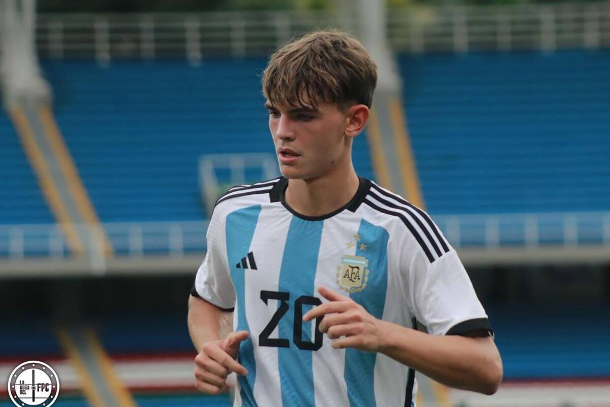 Nicolás Paz fue una de las figuras de la Argentina en el Sudamericano Sub 20 y es de los que tienen un pie en el Mundial