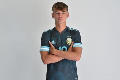 Nicolás Paz será uno de los jugadores de la selección argentina a tener en cuenta en el Sudamericano Sub 20