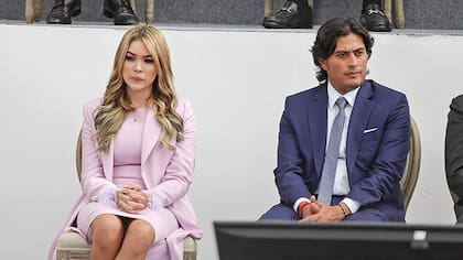 Nicolás Petro, el hijo de Gustavo Petro, y su ex pareja, Day Vásquez. Ambos fueron detenidos el sábado