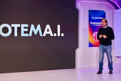 Nicolás Pimentel, fundador y director de Becoming Mode + Venture Partner en MrPink en la última edición del evento Innovación organizado por LA NACION