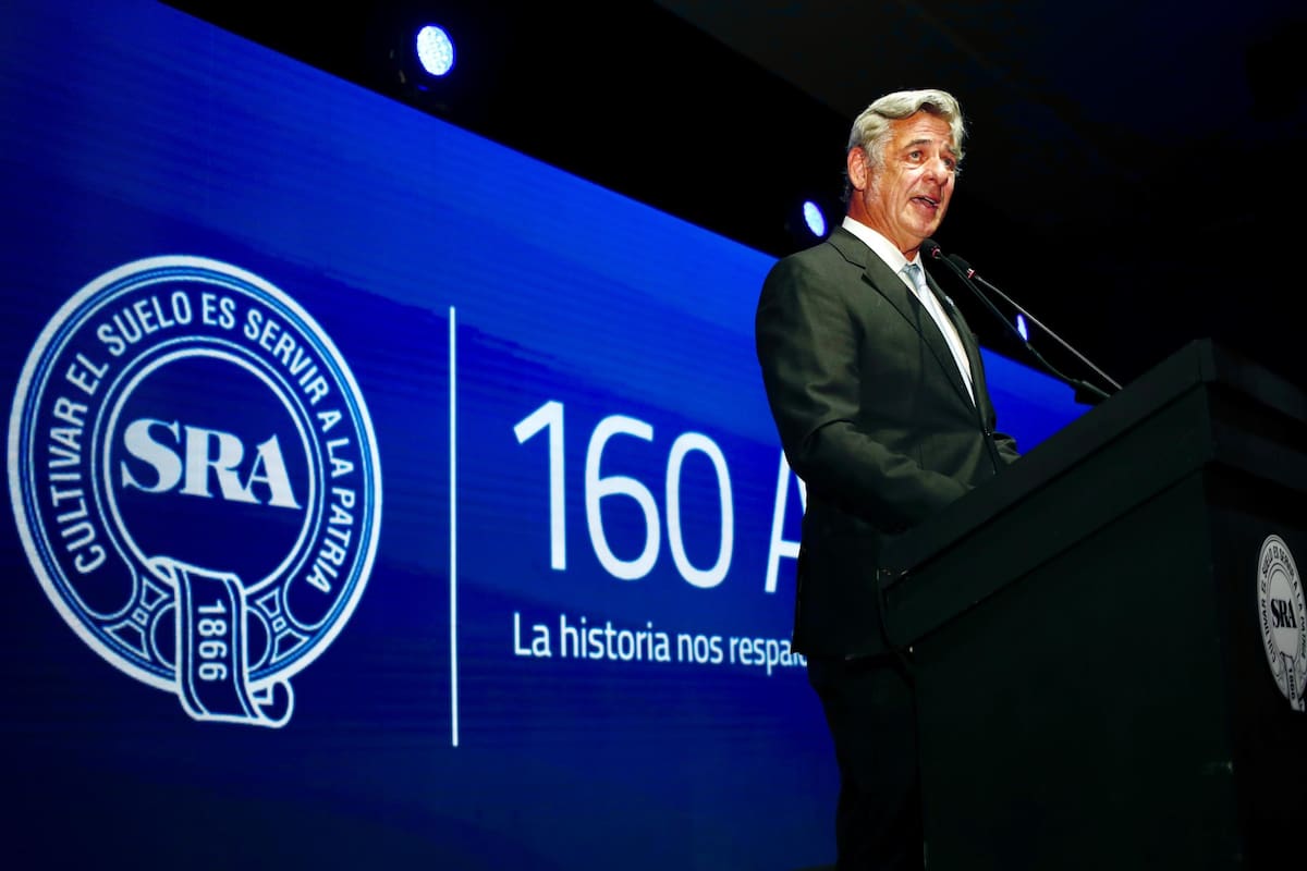 Nicolás Pino, presidente de la Sociedad Rural Argentina