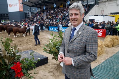 Nicolás Pino, Presidente de la Sociedad Rural Argentina, en la 134 Exposición Rural de Palermo