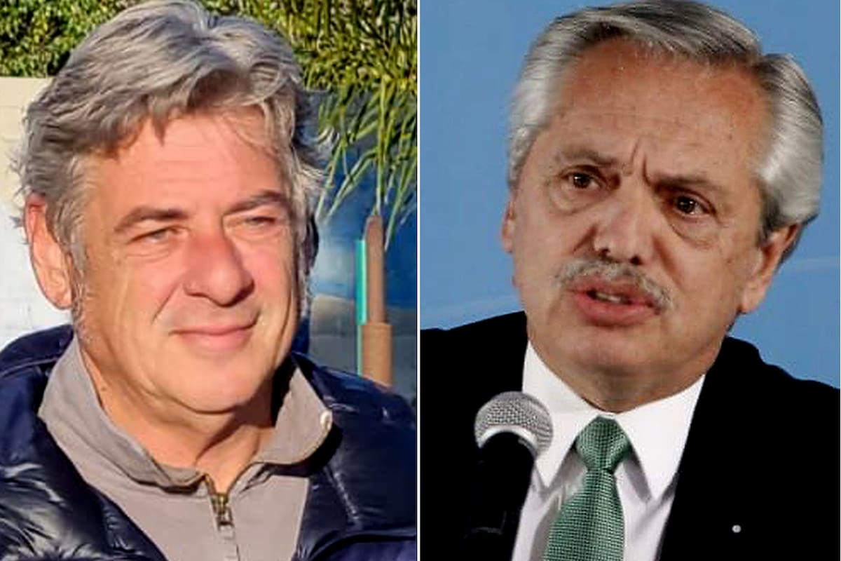 Nicolás Pino y Alberto Fernández